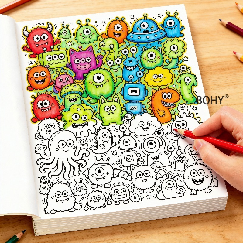 Buku Dekompresi dan Mewarnai u - Art Book Illustration ulasan dan harga