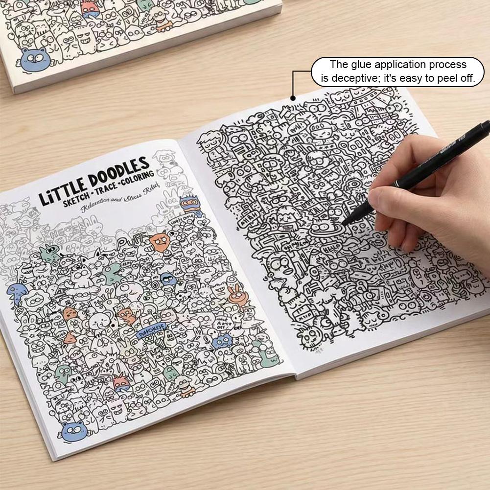Halaman Buku Mewarnai Little D - Art Book Illustration ulasan dan harga